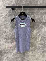 Chanel Tank Top Purple  - 1