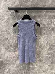 Chanel Tank Top Purple  - 6