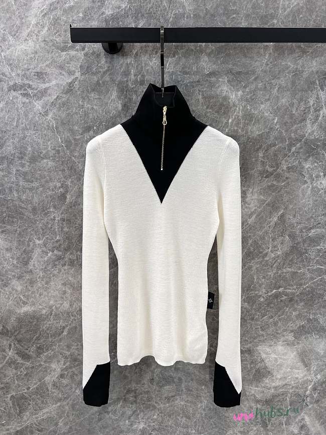 Louis Vuitton Graphic Technical Knit Mitten Top - 1