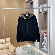 Burberry Oversized Checked Hoodie  - 2