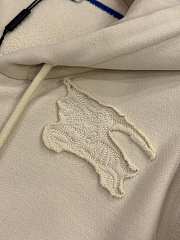 Burberry logo-appliqué Cotton Hoodie - 5