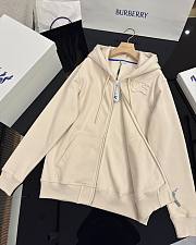 Burberry logo-appliqué Cotton Hoodie - 4