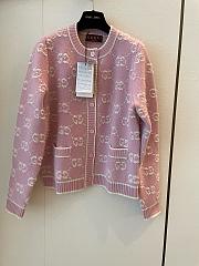 Gucci GG Ebony Pink Cardigan - 6