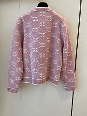Gucci GG Ebony Pink Cardigan - 5