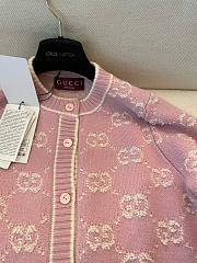 Gucci GG Ebony Pink Cardigan - 4