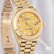 Rolex Datejust Presudent Champagne Dial 26mm Watch - 5