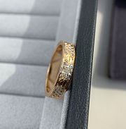 Cartier LOVE ring, small model, paved 4mm - 3