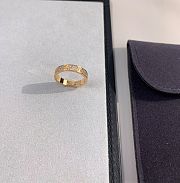 Cartier LOVE ring, small model, paved 4mm - 4