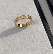 Cartier LOVE ring, small model, paved 4mm - 2