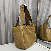 Ysl le 5 a 7 Bea in suede golden leaf tote 50x28x 18cm - 6