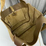 Ysl le 5 a 7 Bea in suede golden leaf tote 50x28x 18cm - 5
