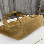 Ysl le 5 a 7 Bea in suede golden leaf tote 50x28x 18cm - 4
