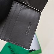 Bottega Veneta Intrecciato Short Wallet Dark Brown 11×9cm - 2