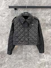 Black Light Re-nylon Cropped Jacket  - 1