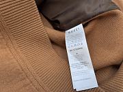 Gucci Suede bomber jacket with Web in camel - 6