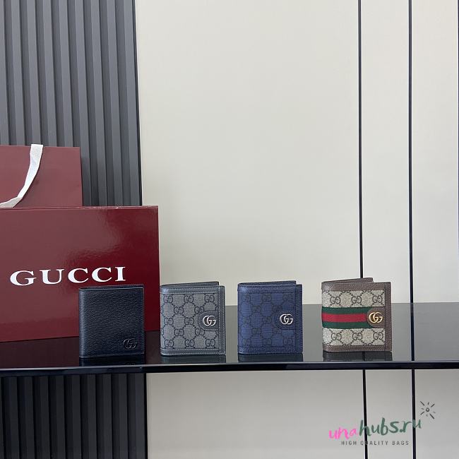 Gucci Ophidia bi-fold wallet 10*10cm - 1