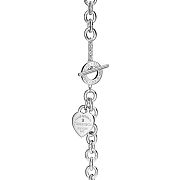 Tiffany & Co Heart Tag Bracelet in Silver with a Diamond, Medium - 3
