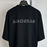Balenciaga All Black T-Shirt - 4
