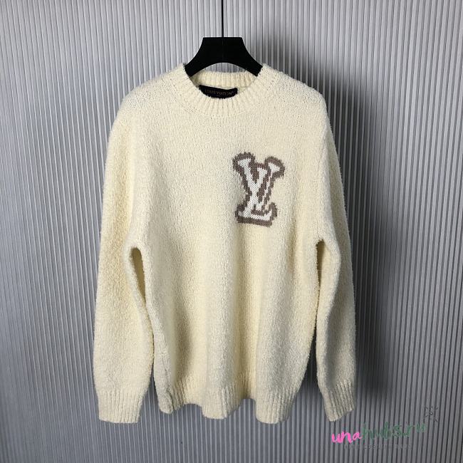 Louis Vuitton Off White Sweater - 1