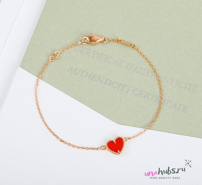 Van Cleef & Arpels Heart Red Bracelet - 1