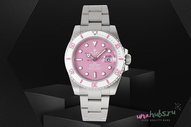 Submariner DIW Sandblasted VSF Pink Dial 40mm - 1