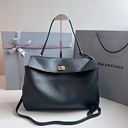 Balenciaga Rodeo Medium Handbag In Black gold/silver hardware 35x23x11cm - 1