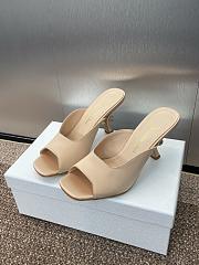 Dior Tribales Heeled Slide Satin - 2