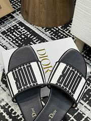 Dior Dway Slide Black Calfskin  - 6
