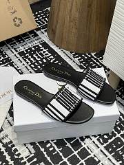 Dior Dway Slide Black Calfskin  - 5