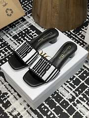 Dior Dway Slide Black Calfskin 3.5cm - 1