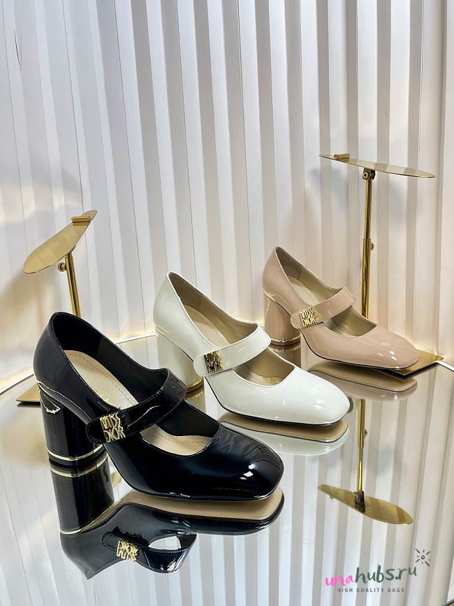 Dior Miss Dior Pump White Patent Calfskin - 1