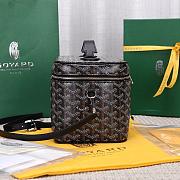 Goyard Black Goyard Goyardine Muse Vanity Case 20x15x14cm - 4