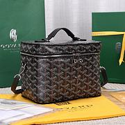 Goyard Black Goyard Goyardine Muse Vanity Case 20x15x14cm - 3