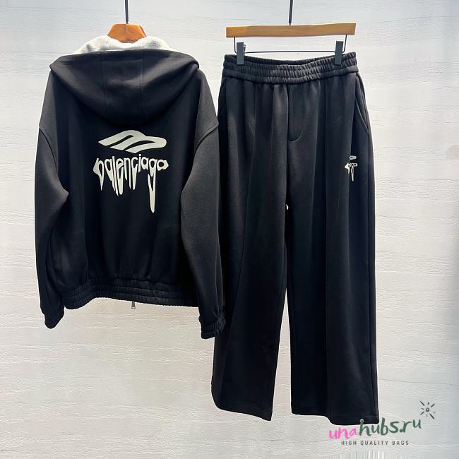 Balenciaga Men's 3b Liquified Set Large Fit in Black - 1