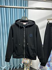 Moncler Men Black Hoodie Set - 3