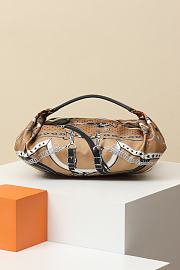 HERMES Silk Balusoie Bag Bleu Indigo - 32 x 24 x 12cm  - 2
