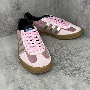 Adidas x Gucci Gazelle Pink Velvet  - 2
