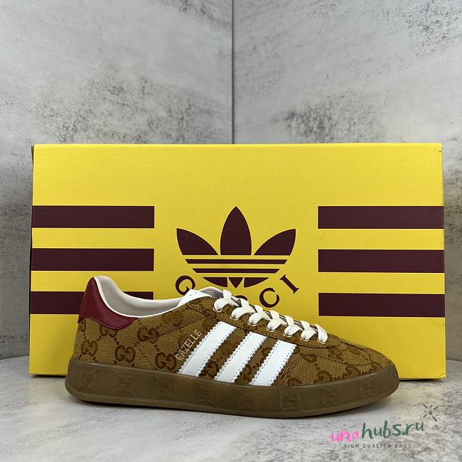 adidas Gazelle x Gucci Brown Suede - 1