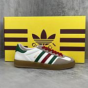 adidas Gazelle x Gucci White Leather - 1