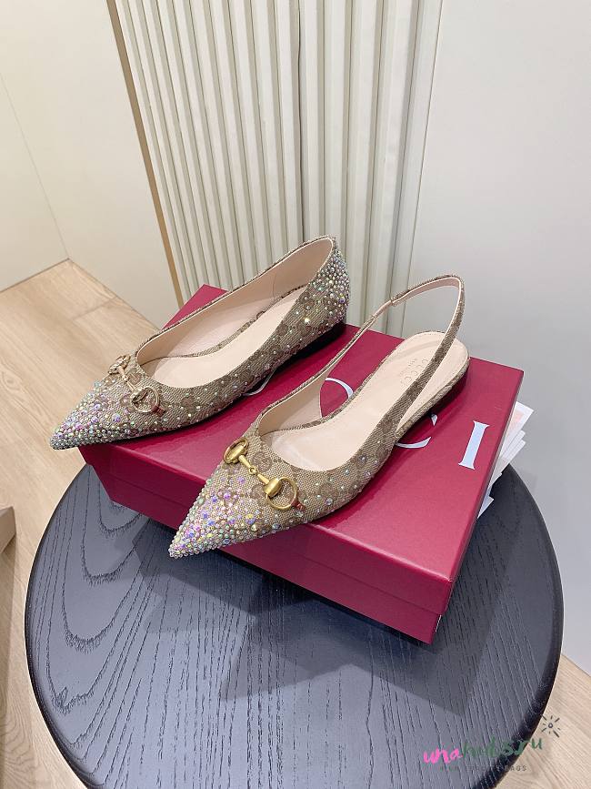 Gucci Erin Crystal Embellished Shoes - 1