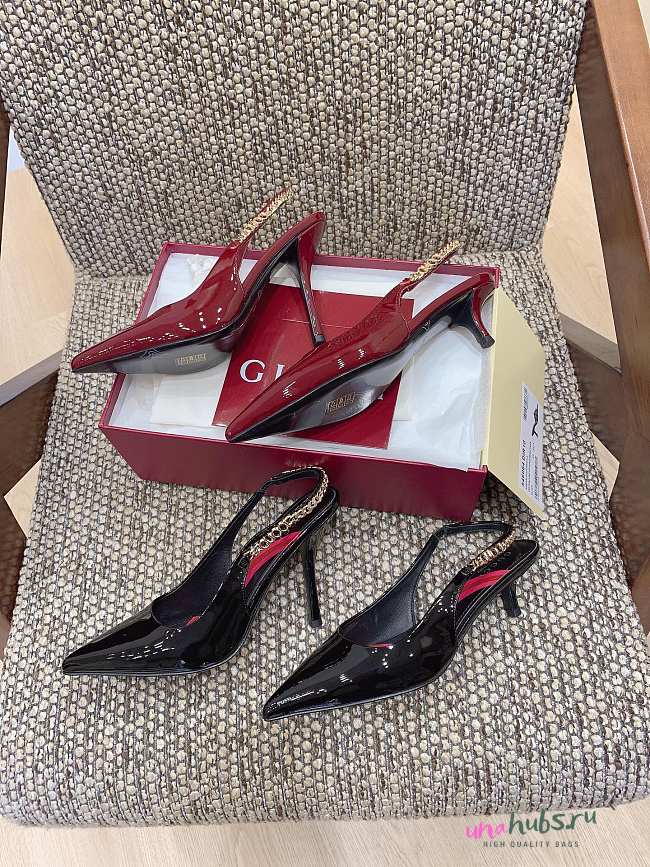 Gucci Signoria slingback pump in patent 10.5cm - 1