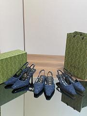 Gucci crystal-embellished GG Monogram Pumps - 1