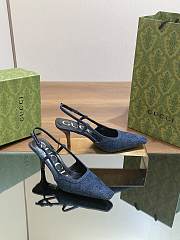 Gucci crystal-embellished GG Monogram Pumps - 4