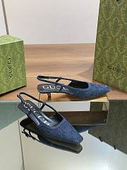 Gucci crystal-embellished GG Monogram Pumps - 3