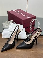 Gucci Signoria slingback pump in leather 10.5cm - 1
