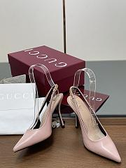 Gucci Signoria slingback pump in leather 10.5cm - 2