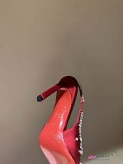 Gucci Satin Slingback Heels Red 10.5cm - 4