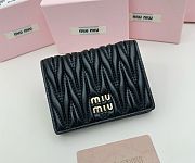 Miu Miu Small matelassé nappa leather wallet - 11.5*10*3cm - 1