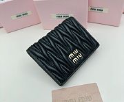 Miu Miu Small matelassé nappa leather wallet - 11.5*10*3cm - 5