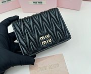 Miu Miu Small matelassé nappa leather wallet - 11.5*10*3cm - 3